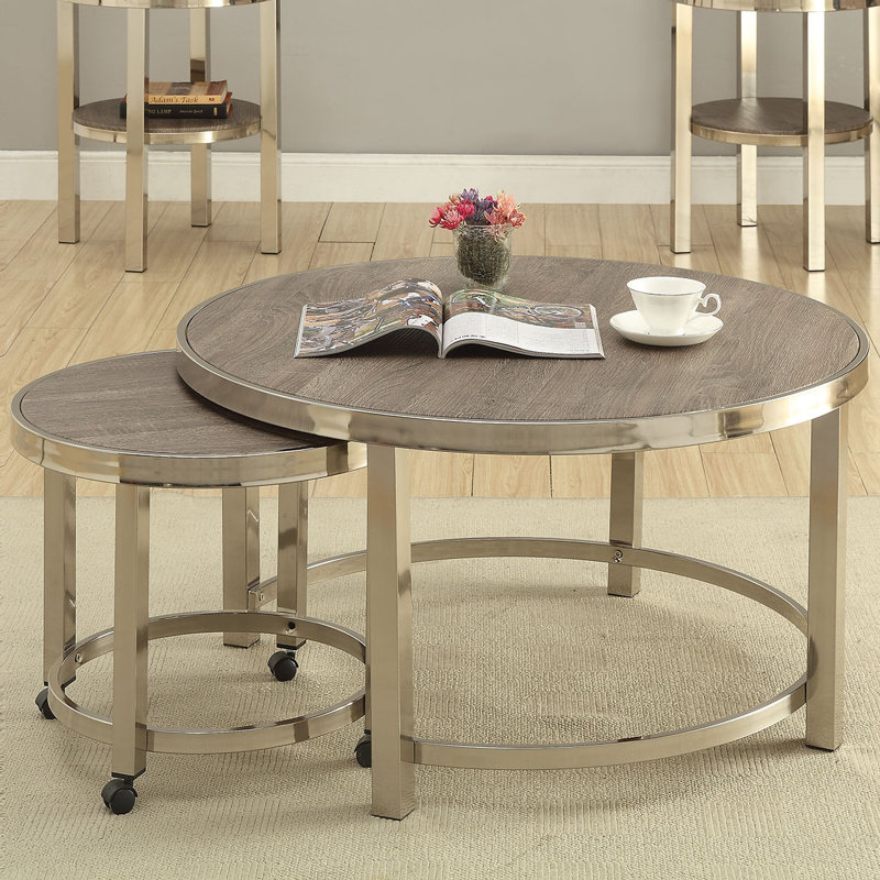 A&J Homes Studio Elwyn 2 Piece Coffee Table Set & Reviews Wayfair